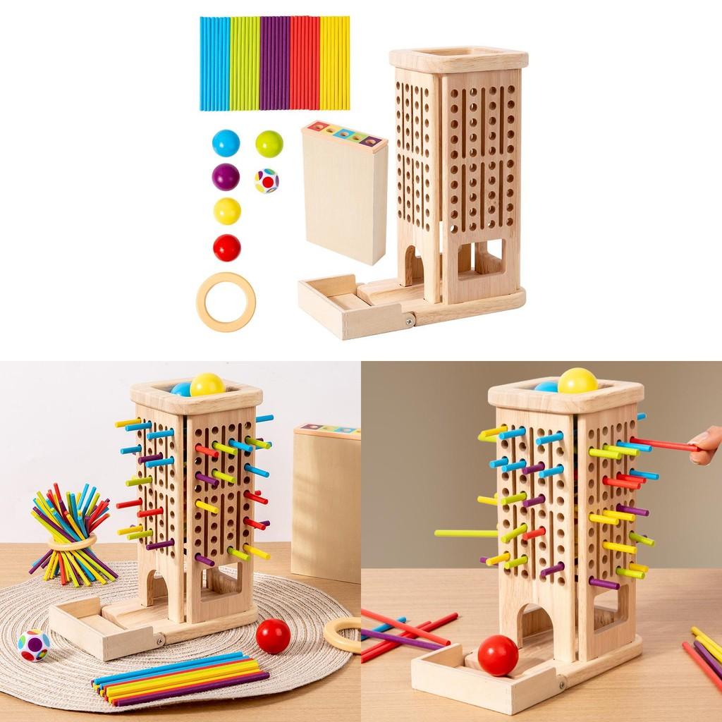 Educational Wooden Dice Game With Color Recognition For Kids And Parent Interaction