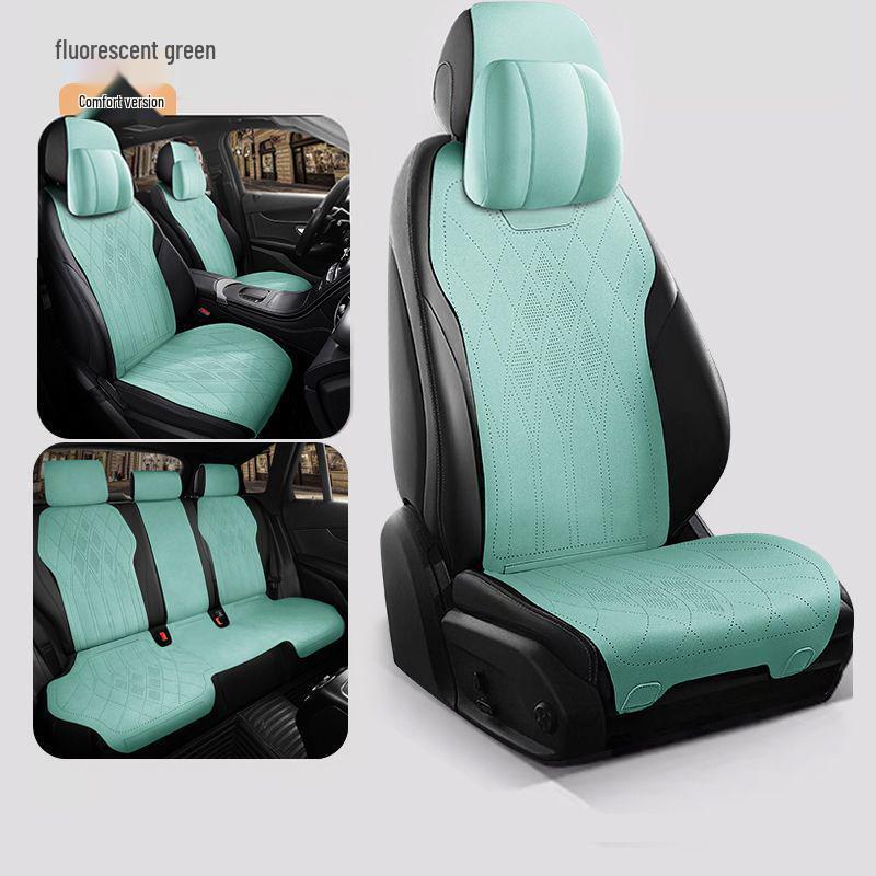 Volkswagen Käfer Vier Jahreszeiten Wildleder Sitzkissen: Atmungsaktive, Belüftete, Dünne Sattelunterlage.