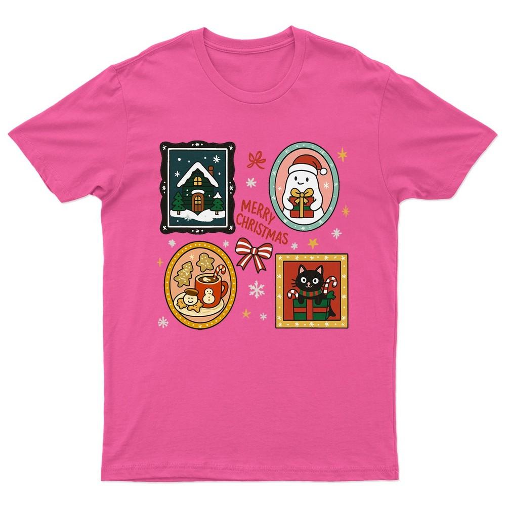 Merry Christmas Holiday Santa TShirt Unisex Gift Retro Seasonal Funny Xmas
