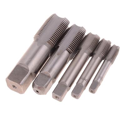 G1/8 1/4 3/8 1/2 3/4 Hss Taper Pipe Tap Bsp Utensile per tagliare la filettatura delle viti in metallo
