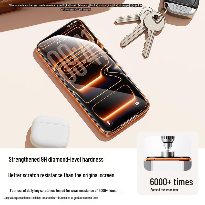 Baseus Borderless Tempered Glass Screen Protector for iPhone