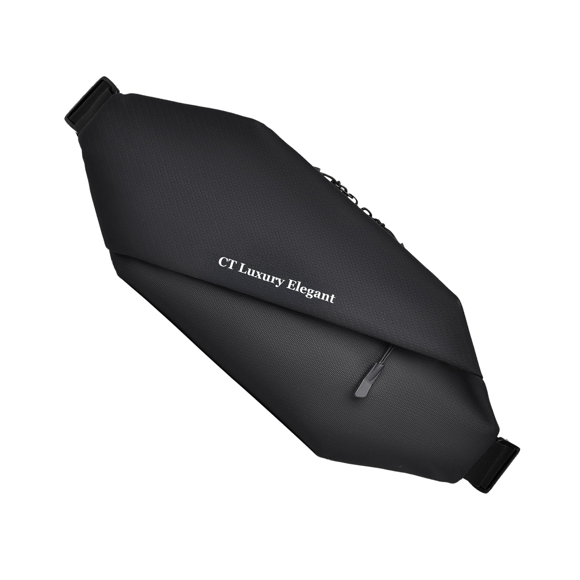 

Crossbody Large Waist Bag Perfect for International and Sports CT_Luxury_Elegant Men s Bag, Lightweight, Capacity, Waterproof, Water-Repellent, чорний