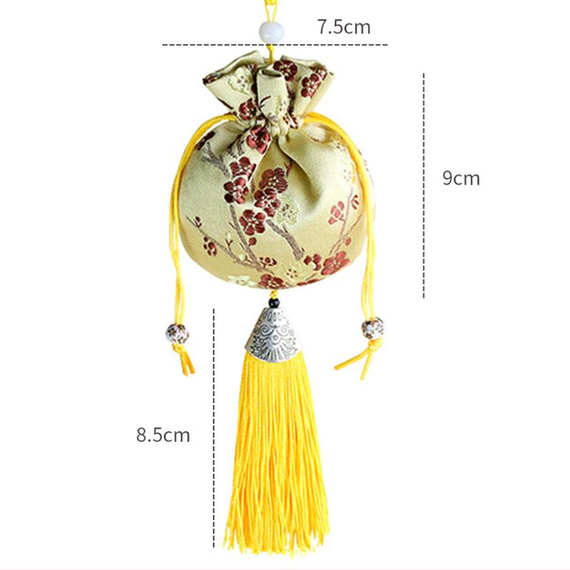 Temperament Sachet Fashion Retro Brocade Hanfu Accessories Car Hanging Decoration Portable Chinese Vintage Jewelry Storage Bags