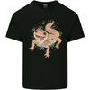Gecko With Flowers Lizards Unisexs Light Cotton TShirt
