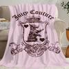 Tendência da Moda J-Juicy C-Couture Manta Macia Confortável Cochilo Pelúcia Adequada Sala de Estar Escritório Quarto Aniversário Casa Presente para Criança