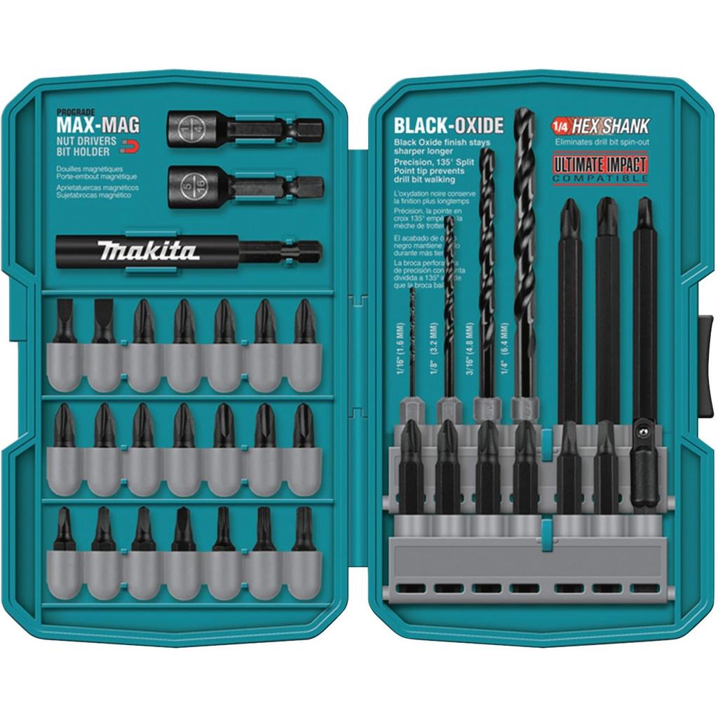 Makita Impact Drill Driver Bit Set (38 pieces) T-01373
