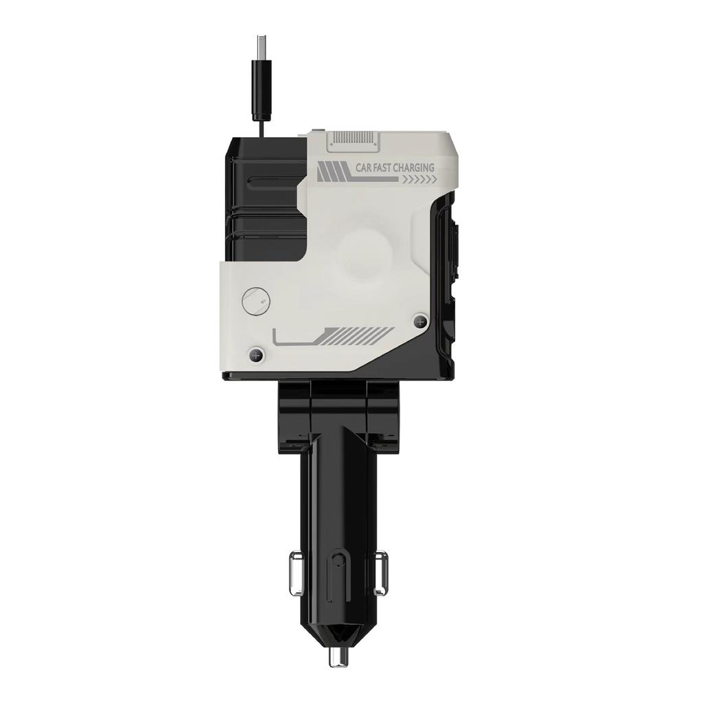 ABS Super Fast Car Charger With Dual Type-C Interfaces And Intelligent Chip Car Charger Adapter