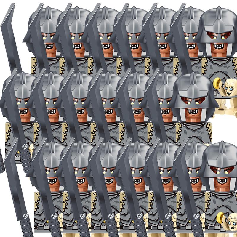 Medieval Movie Knights Building Blocks Toys Lord Ring Figure Bricks Toy Christmas Birthday Gifts