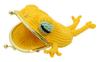 NASKA Hand-Knitted Kit Frog Purse HT-15 Col.B Yellow