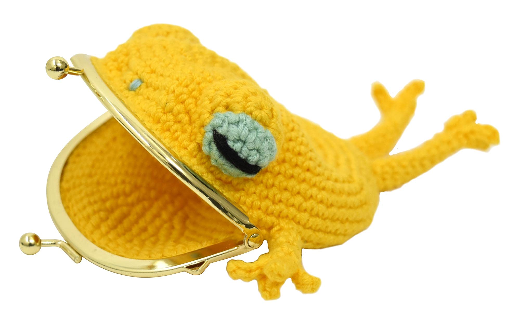 

NASKA Набор для ручного вязания Кошелек-лягушка HT-15 Кол.B Желтый