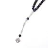 High-Quality Glass Arabic Prayer Beads Bracelet - Muslim Handheld Rosary
