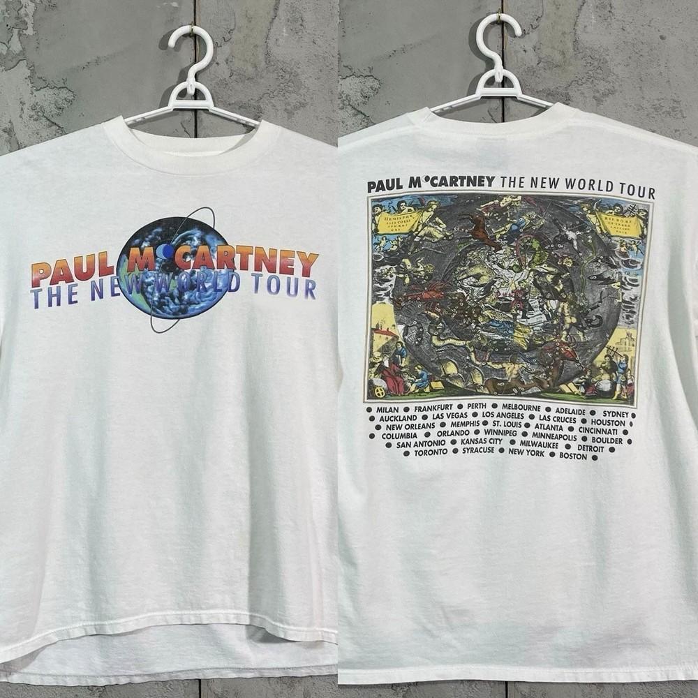 Vintage Paul McCartney 1993 The New World Tour Concert T-Shirt Unisex T-Shirt