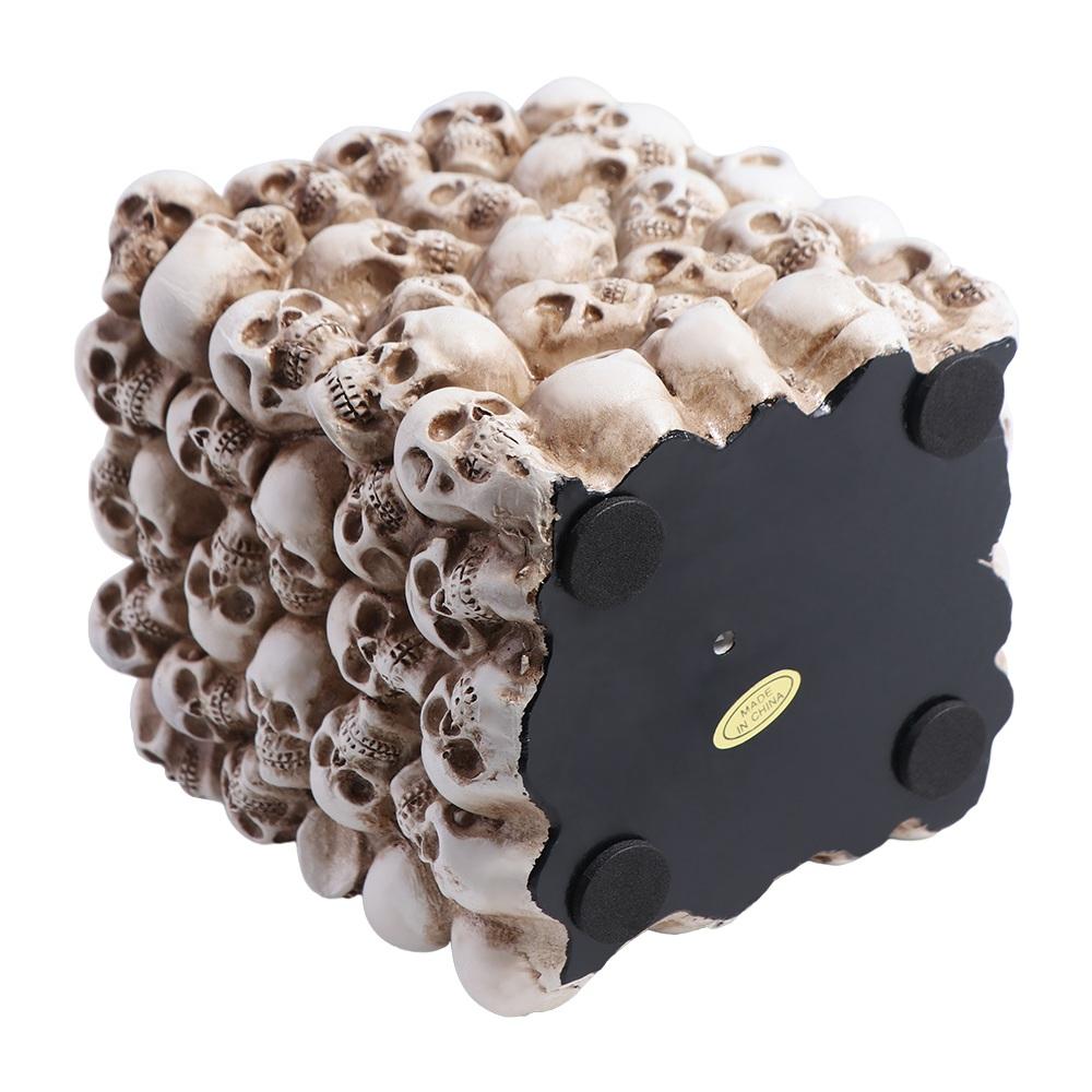 Desktop Storage Box Desktop Organizer Desktop Pen Stand Skull Pen Holder Creative   Birthday Gifts