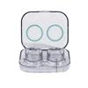 High Quality Portable Contact Lens Case for Women Transparent Beauty Companion Box Girls Contact Lenses Boxs