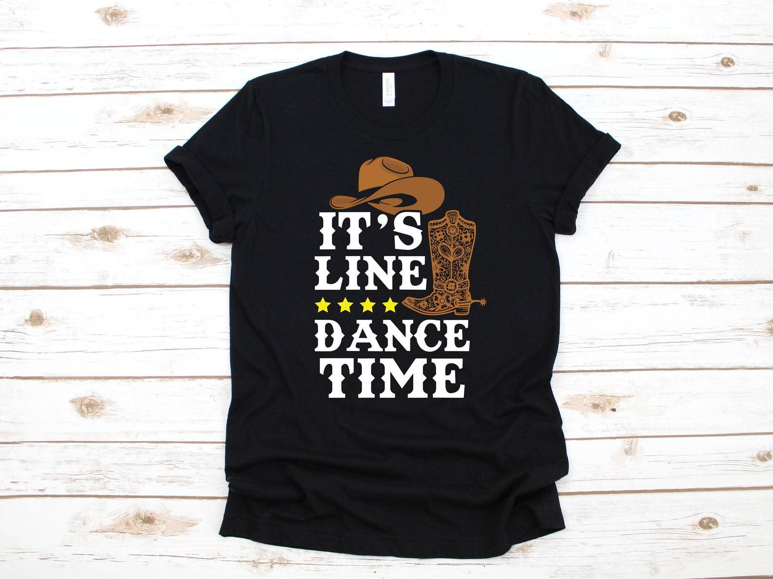 Line Dance T-Shirt, Funny Line Dancer Tee, Line Dancing Tank Top, T-shirt, T-shirt,T-shirt, Kids Tee Apparel Gift S