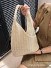 2024 Straw Woven Women's Fashion Underarm Handbag & Shoulder Bag