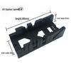 DURA 45°/90° Miter Gauge Back Saw Clamp for Woodworking & Baseboard Miters