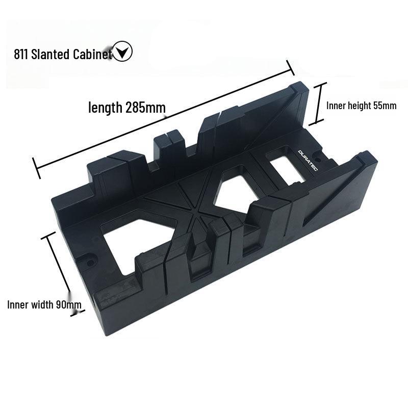 DURA 45°/90° Miter Gauge Back Saw Clamp for Woodworking & Baseboard Miters