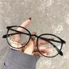 New Retro Oval Frame Myopia Glasses Fashion Minus Glasses Frame With Degree Round Women 060