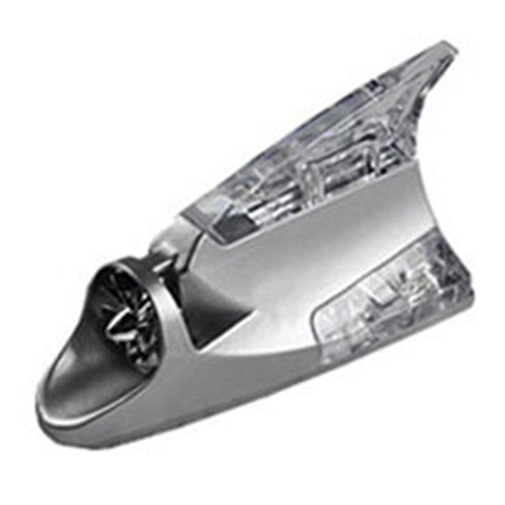 1pc Car Roof Car Truck Wind Powered LED Light Roof Light Fin Auto Safe Lamp Colorful Flash Wind Antenna Lamp