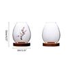 Candle Holder Glass Cover Decorations for Bedroom Farmhouses Candlesticks Decors