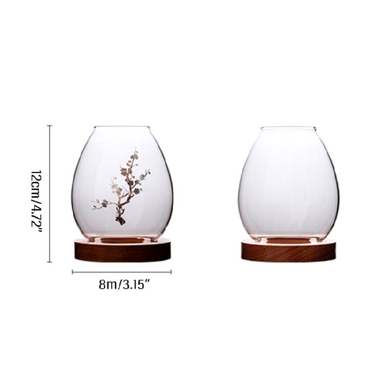 Candle Holder Glass Cover Decorations for Bedroom Farmhouses Candlesticks Decors