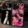 Singer B-Beyonce Phone Case For iPhone 17,16,15,14,13,12,11 Plus,Pro Max,XS,Colored Silver Plated Inside Cover