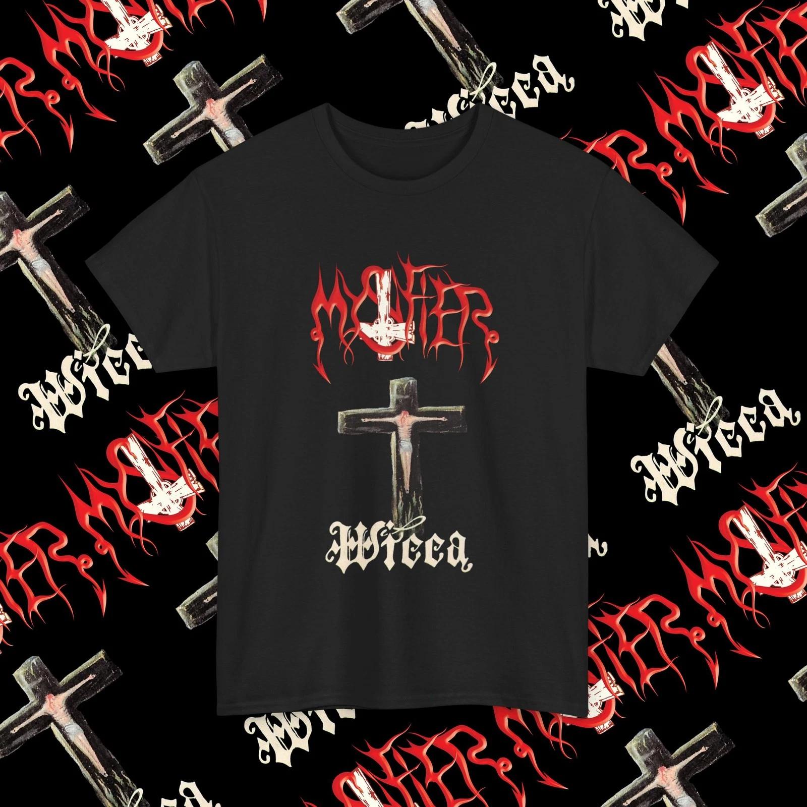 Mystifier “Wicca” Black/Death Metal Band T-Shirt, Brazilian Death Metal Shirt L