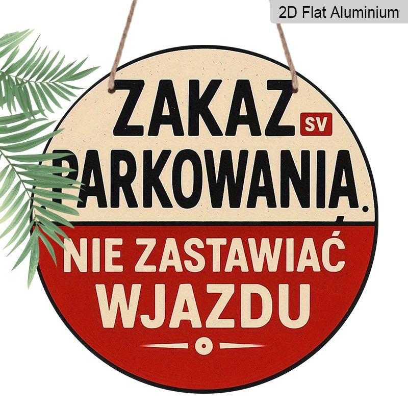 

2D Flat, Retro-style Round Aluminum Wall Decoration, Available in Various Sizes. Suitable for Indoor and Outdoor Hanging in Cafes, Living Rooms 20*20cm