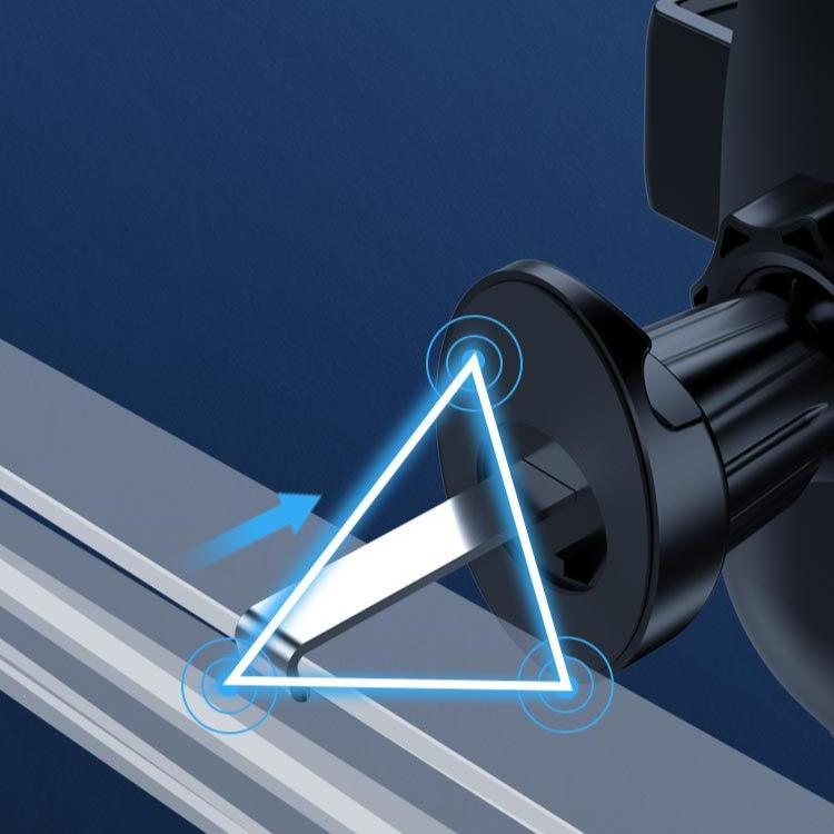 Car Phone Holder Mount 360° Rotation Phone Mount with Hook Clip for Car Air Vent Compatible with iPhone Samsung Android Cell Phone