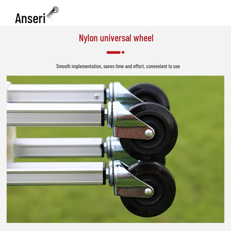 Anseri Foldable Mobile Ball Storage Cart
