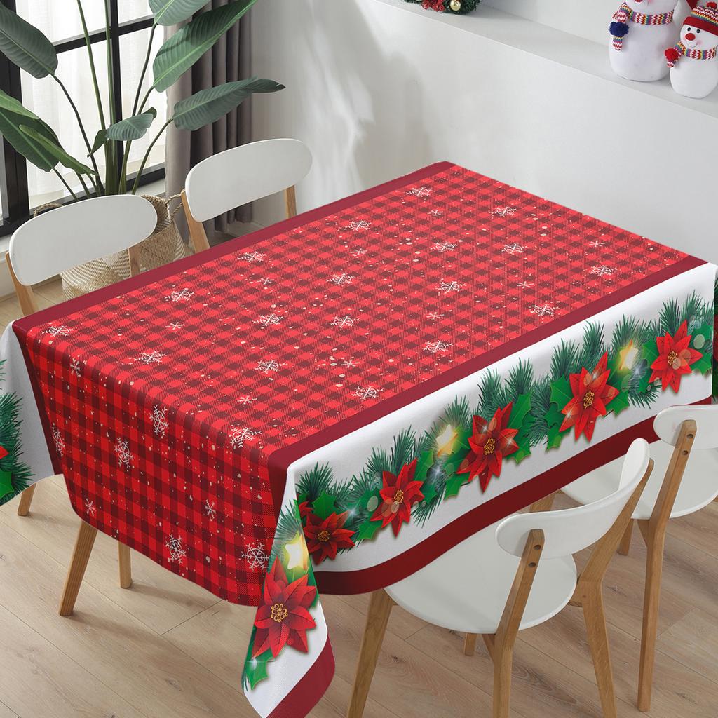 Christmas Santa Claus Tablecloth Merry Christmas Decoration for Home  Desktop Xmas Ornament Navidad Natal New  Gift