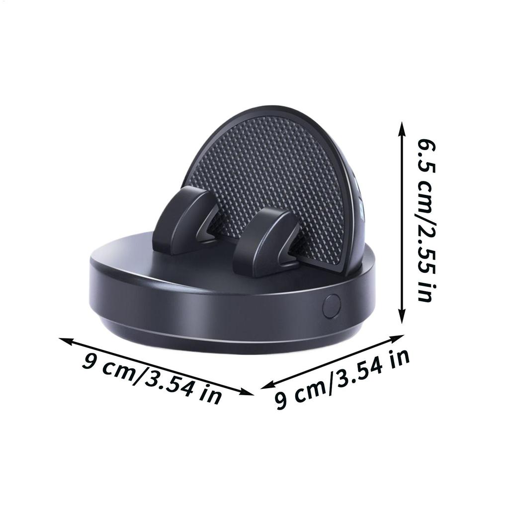 9x6.5cm Car Phone Stand Rotatable Dashboard Auto Mobile Phone Stand Smartphone Automotive Organizer with Parking Number Plate