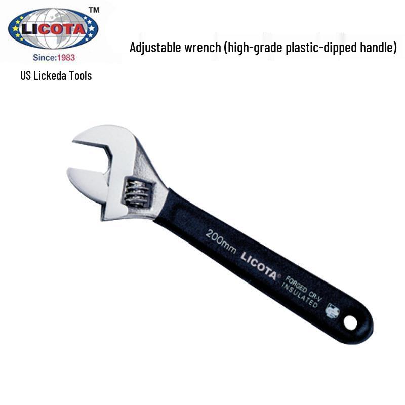 LICOTA USA Metric Adjustable Wrench 4-18 Inch AWT-35033