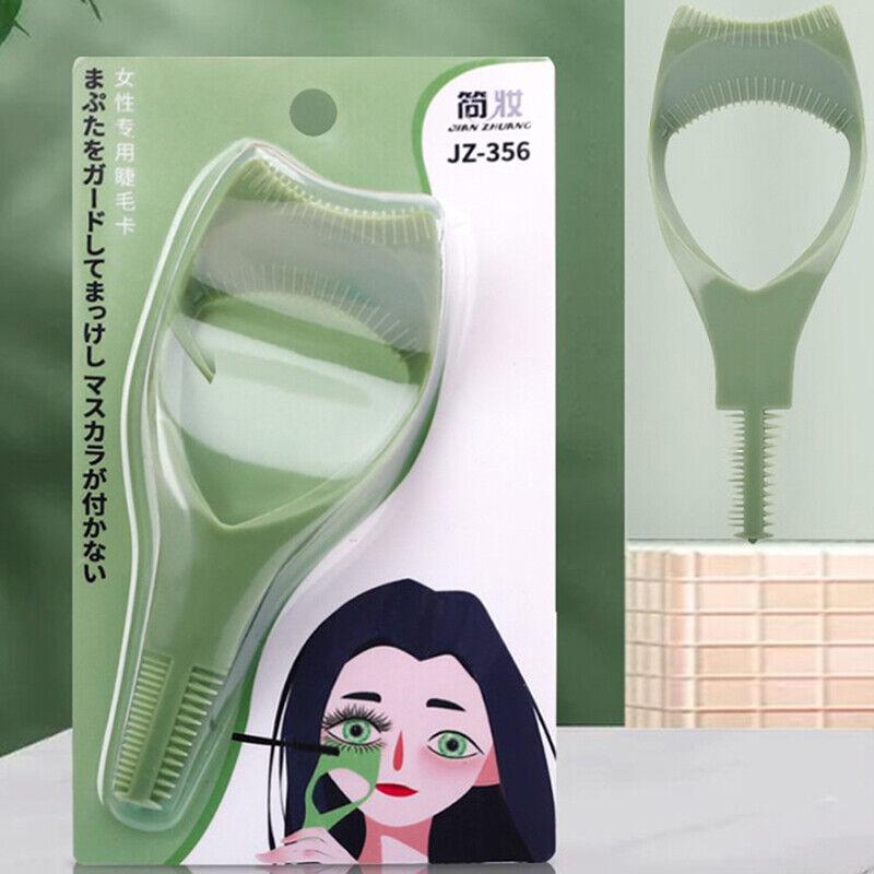 

3 в 1 тушь для макияжа, защитная кисть, аппликатор, расческа, направляющая карта, средство для макияжа ToZ1 2pcs зелёный