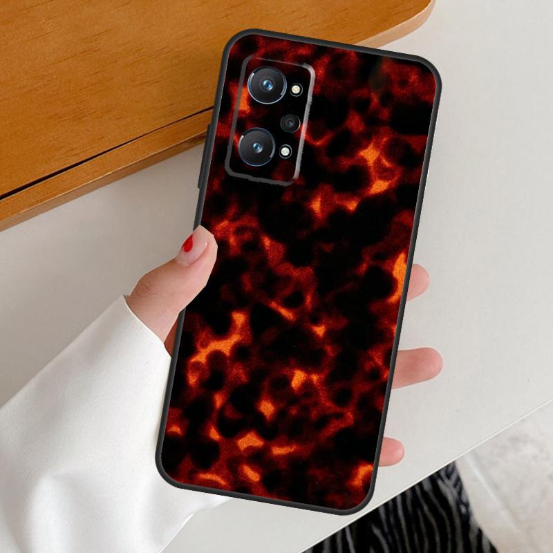 Tortoise Shell Pattern For Realme 15 Pro GT7 GT6 10 11 12 13 14 Pro Plus C67 C63 C61 C55 C51 C53 C35 C75 C65 Case