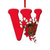 Christmas Acrylic Letter Hanging Decoration Car Rearview Mirror Xmas Tree A to Z Alphabet