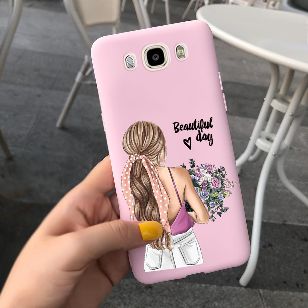 Lovely Phone Case For Samsung Galaxy J7 2016 Case Silicone Candy Cover Bumper For Samsung J7 2016 J710 J710H SM-J710F Soft Cases