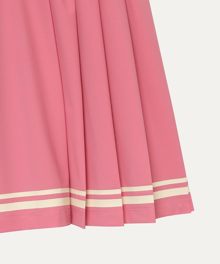Wilseun Contrast Scoop Neck Dress W (2 Colors)