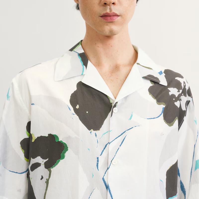Men's 2025 Summer Cotton-Silk Blend Loose Lapel Shirt