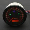 ZMFJH 0-160MPH 85MM GPS Speedometer Gauge with Antenna Red Backlight Odometer High Beam Turn Light for Boat Yacht Car 12V24V