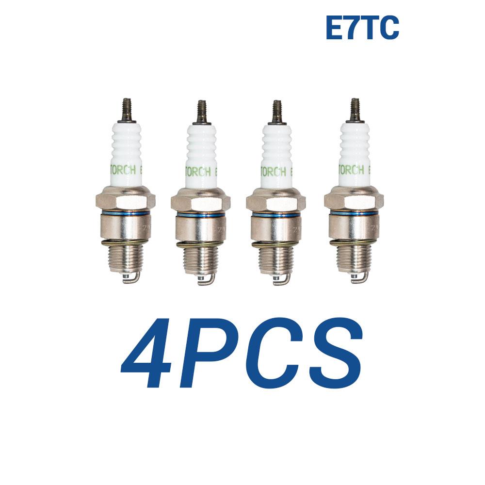 2-8PCS Spark Plugs Torch E7TC replace for Candles 5111/BP7HS  W22FP W22FP-U W22FPUS FLAT 603302211 TOYOTA 90098-22515