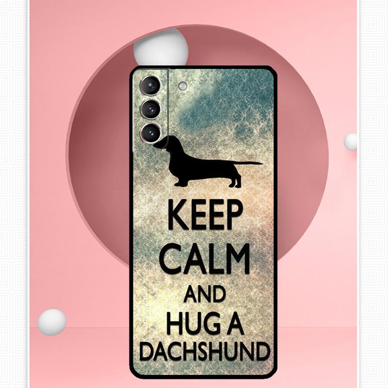 Sausage Dog Dachshund Quotes Case For Samsung Galaxy S24 Ultra S20 S21 S22 S23 S25 Ultra S9 S10 Plus S25 FE Cover Funda