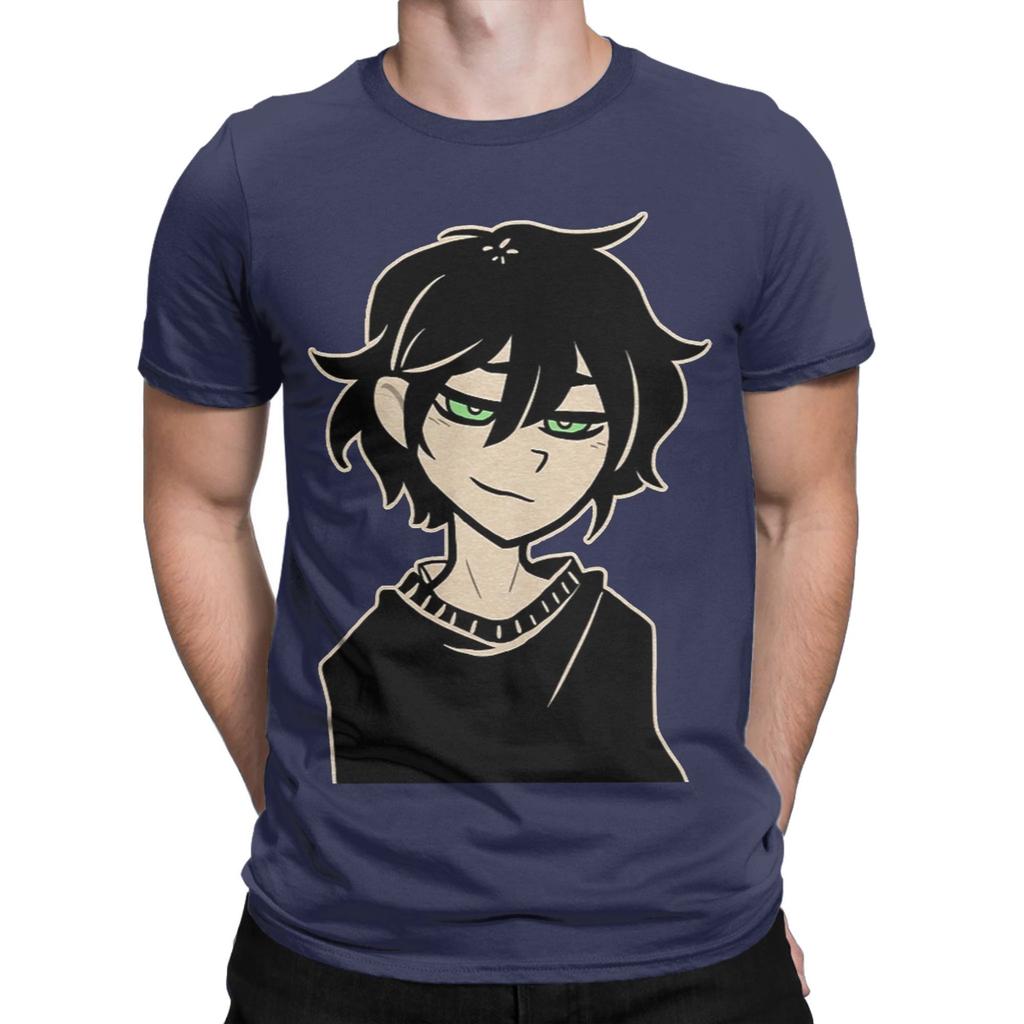 Humorvolles Anime The Coffin Of Andy And Leyley T-Shirt für Herren Rundhals Baumwolle T-Shirt Kurzarm T-Shirts Neuankunft Kleidung
