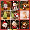 Bambole di Peluche di Babbo Natale e Renne di Natale