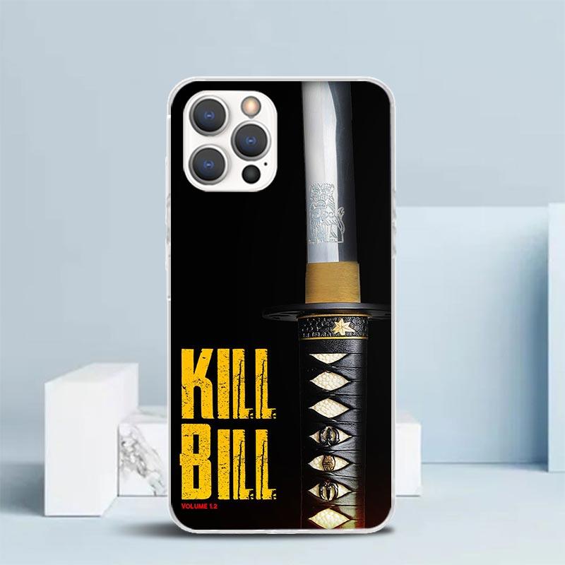 Kill Bill Soft Cover for iPhone 16 17 Air 15 14 Pro Max 16E Phone Case 13 Mini 12 11 7 SE 8 Print Pattern Fit Cases 16 17 Air 15