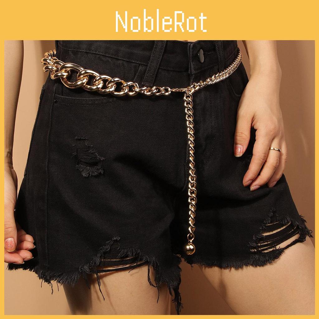 Metal Waist Women Chain With Irregular Aluminum Chain For Summer Winter Wear