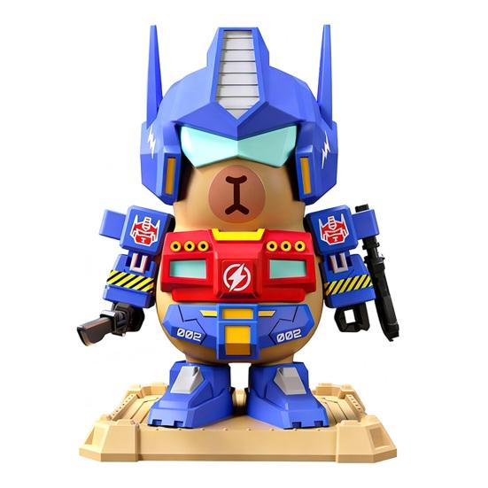 Magnetic Mechanical Capybara Building Toy Buildable Mecha Capybara Figure with Movable Parts Educational Cartoon Animal Model Decoration B