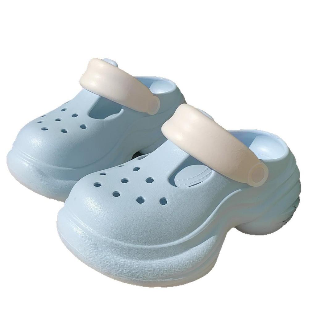 New Women's EVA Clogs: Non-Slip Beach Slippers, Thick Sole, Closed-Toe, Summer Footwear for Girls – Feels Like Stepping On Clouds.