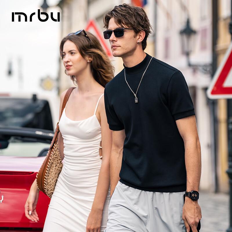Mr. Bu Men s Anti-Wrinkle Thickened Warm Mock Neck Base Layer T-Shirt S (165)